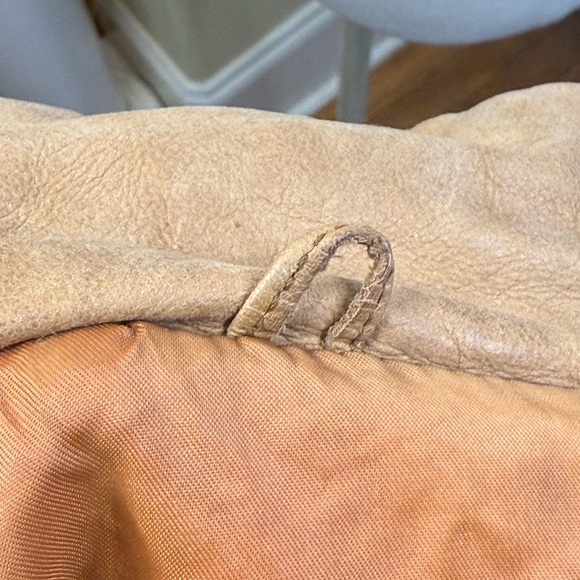 Patchwork Leather Bomber Jacket - Picture 11 of 14